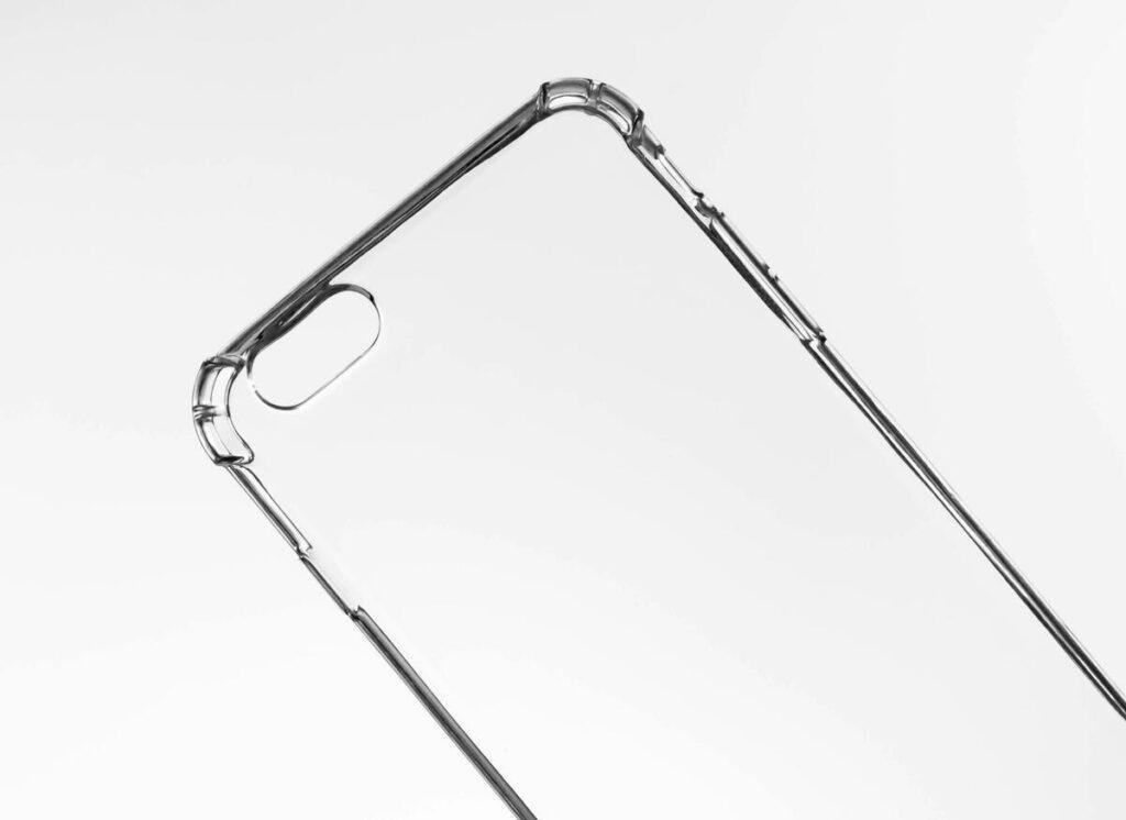 Foto Em Close De Uma Capa De Telefone Transparente, importante para aumentar a vida útil do celular