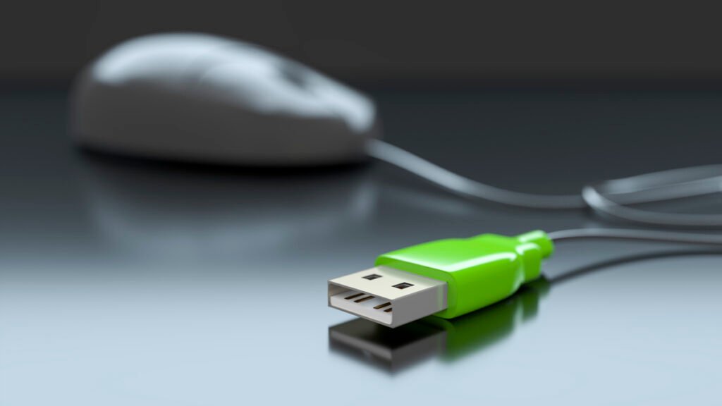 mouse travando usb